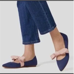 Rothy's The Slip-On Mary Jane Flat in Sapphire Deep Blue